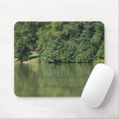 詩篇23彼は私を静かな水の側に導く マウスパッド (マウス)