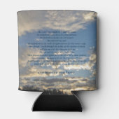 詩篇23美しいキリスト教聖書聖歌教会 缶クーラー (裏面)