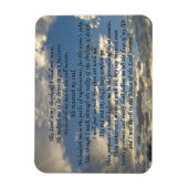 詩篇23美しい聖書聖句クリスチャン マグネット (縦)