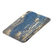 詩篇23美しい聖書聖句クリスチャン マグネット (左側)