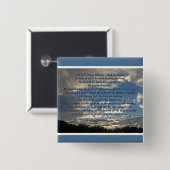 詩篇23美しい聖書聖句クリスチャン 缶バッジ (正面&裏面)