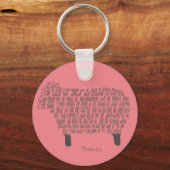 詩篇23聖句 キーホルダー (正面)