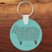 詩篇23聖句 キーホルダー (正面)