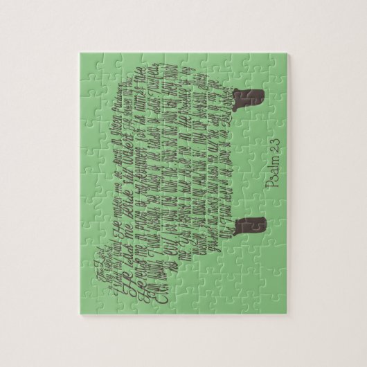 詩篇23聖句 ジグソーパズル (縦)
