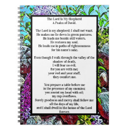 詩篇23聖書的引用文 ノートブック
