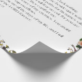 詩篇23芸術 – 主は私の羊飼いのフローラ ラッピングペーパー (角)