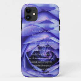 詩篇23芸術 – 主は私の羊飼いのフローラ iPhone 11 ケース