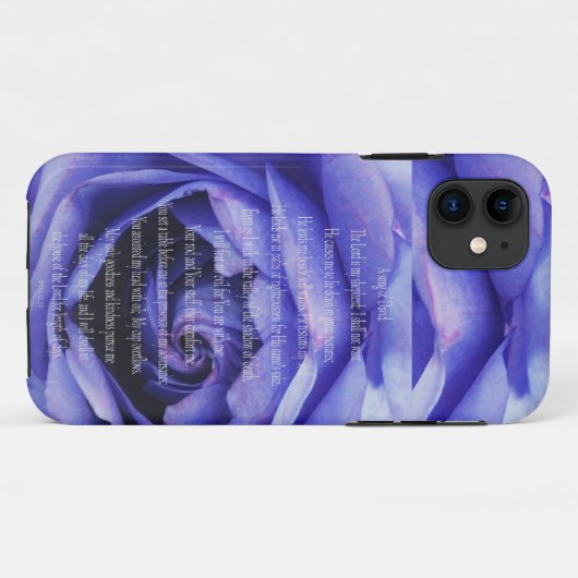 詩篇23芸術 – 主は私の羊飼いのフローラ Case-Mate iPhoneケース (裏面(横))