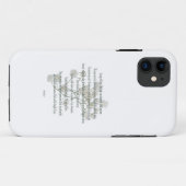 詩篇23芸術 – 主は私の羊飼いのフローラ Case-Mate iPhoneケース (裏面(横))