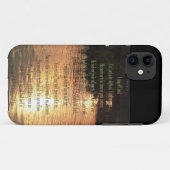 詩篇23芸術 – 主は私の羊飼いのフローラ Case-Mate iPhoneケース (裏面(横))