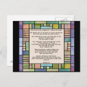 詩篇23 ステンドグラス ポストカード (正面/裏面)