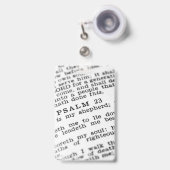 詩篇23 バッジ (正面（伸縮クリップ）)