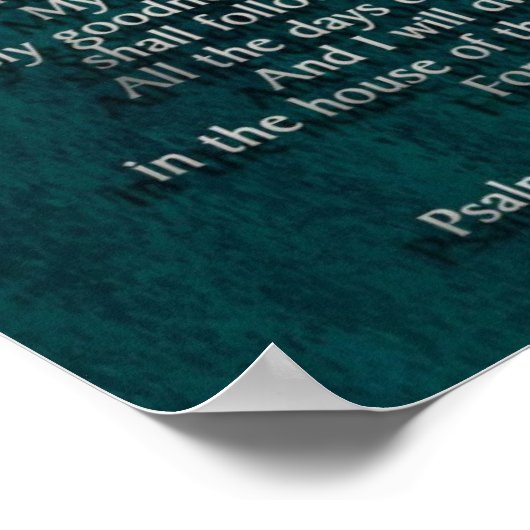 詩篇23 ポスター (角)