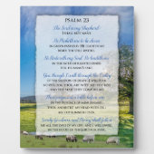 詩篇23 – 主はわたしの羊飼いだ フォトプラーク (正面)