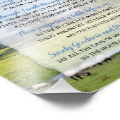 詩篇23 – 主はわたしの羊飼いだ フォトプリント (角)