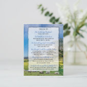 詩篇23 – 主はわたしの羊飼いだ ポストカード (スタンド正面)