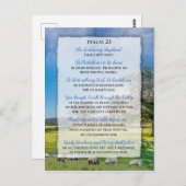 詩篇23 – 主はわたしの羊飼いだ ポストカード (正面/裏面)