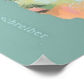 詩篇23、主は私の羊飼いだ ポスター (角)