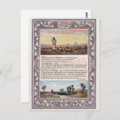 詩篇23 「主は私の羊飼いだ」 ポストカード (正面/裏面)