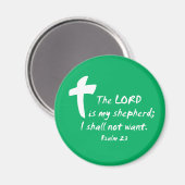 詩篇23:主は私の羊飼いだ マグネット (正面/裏面)