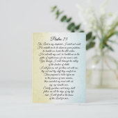 詩篇23 主は私の羊飼い、聖書の名言 ポストカード (スタンド正面)