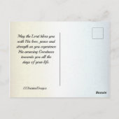 詩篇23 主は私の羊飼い、聖書の名言 ポストカード (裏面)