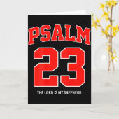詩篇23 主は私の羊飼い（裏） カード (黄色い花)