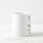 詩篇23:1主は私の羊飼いの黄色い花 コーヒーマグカップ (中央)