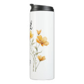 詩篇23:1主は私の羊飼いの黄色い花 タンブラー (回転右)