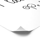 詩篇23:1主は私の羊飼いの黄色い花 ポスター (コーナー)