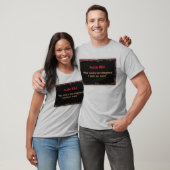 詩篇23:1聖書の一節 メンズTシャツ Tシャツ (ユニセックス)