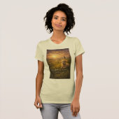 詩篇23:1 キリストの子羊 女性用Tシャツ Tシャツ (正面フル)