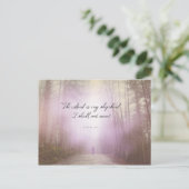 詩篇23:1 – 主はわたしの羊飼いだ ポストカード (スタンド正面)