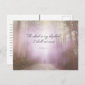 詩篇23:1 – 主はわたしの羊飼いだ ポストカード (正面/裏面)