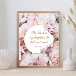 詩篇23 : 1 – 主は私のシーペードポスター ポスター