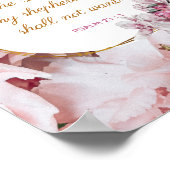 詩篇23 : 1 – 主は私のシーペードポスター ポスター (角)