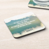 詩篇23 1-3主は私の羊飼いだ コースター (左側)