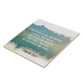 詩篇23 1-3主は私の羊飼いだ タイル (側面)