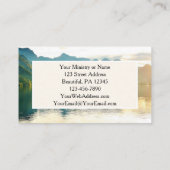 詩篇23 1-3主は私の羊飼いだ 名刺 (裏面)