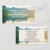 詩篇23 1-3主は私の羊飼いだ 名刺 (正面/裏面)