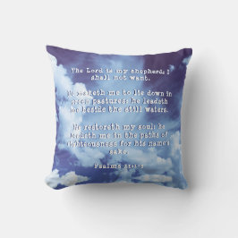 詩篇23:1-3主は私の羊飼いの枕 クッション