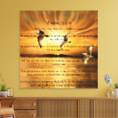 詩篇23:1-6主はわたしのシェパード キャンバスプリント (インサイチュ (リビング))