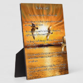 詩篇23:1-6主はわたしのシェパード フォトプラーク (側面)