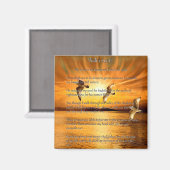 詩篇23:1-6主はわたしのシェパード マグネット (正面/裏面)