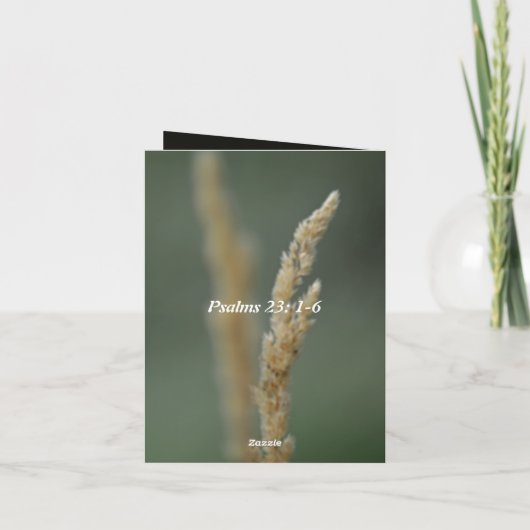 詩篇23: 1-6 カード (裏面)