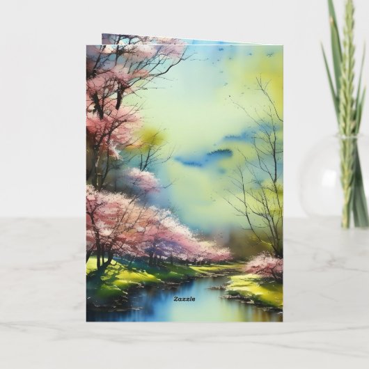 詩篇23:2-3彼は私の魂の聖書の聖句を回復する カード (裏面)