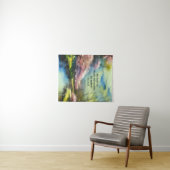 詩篇23:2-3彼は私の魂の聖書の聖句を回復する タペストリー (インサイチュ(横))