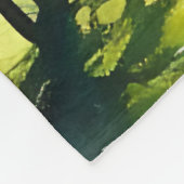 詩篇23:2-3彼は私の魂の聖書の聖句を回復する フリースブランケット (角)