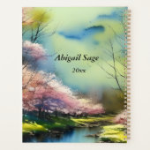 詩篇23:2-3彼は私の魂の聖書の聖句を回復する プランナー手帳 (裏面)