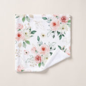 詩篇23:3彼は私の魂の聖書のバラの風呂を復元する バスタオルセット (ウォッシュタオル)